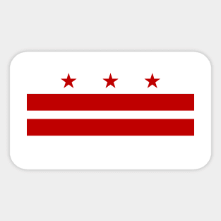 Washington DC Flag Sticker